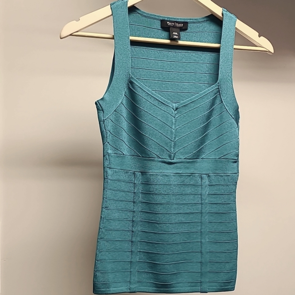 WHBM Teal Knit Tank Size XXS